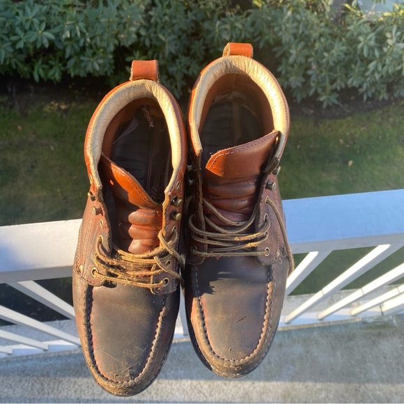 Golden Fox Work Boots 10 Men's Moc Toe Wedge Comfortable Boot for Construction - Picture 7 of 10